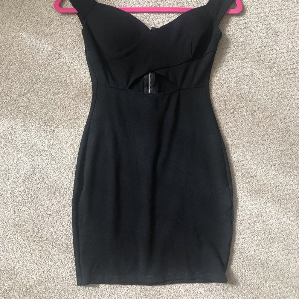 A’gaci black bodycon dress